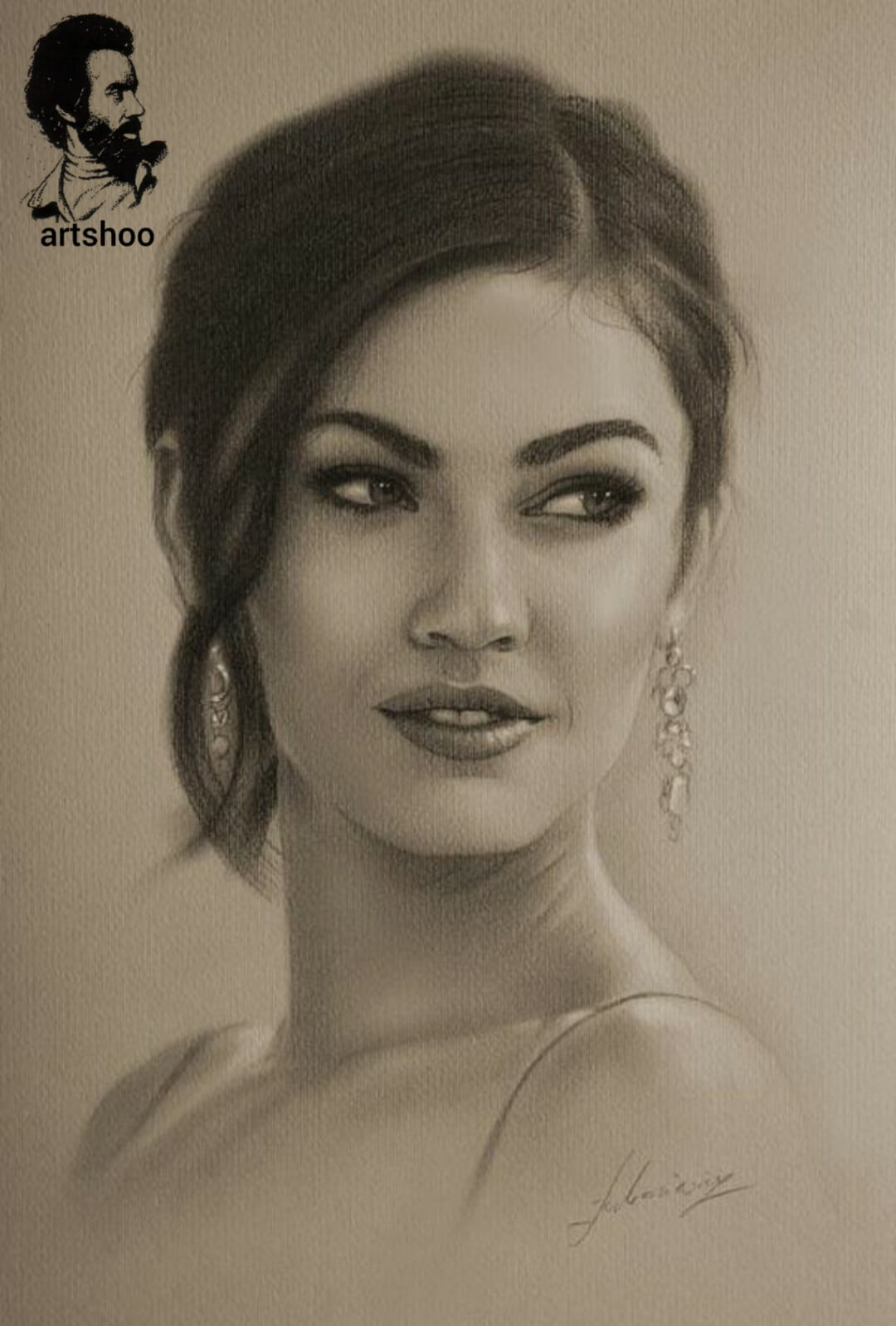 آموزش نقاشی سیاه قلم